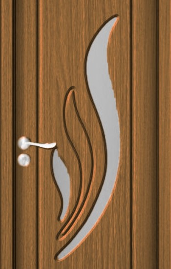 Usa de interior din MDF cu geam, STEJAR DESCHIS YIMCA Y310H, stanga/dreapta, 203 x 76 cm