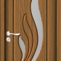 Usa de interior din MDF cu geam, STEJAR DESCHIS YIMCA Y310H, stanga/dreapta, 203 x 76 cm