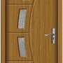 Usa de interior din MDF cu geam, STEJAR DESCHIS YIMCA Y508H, stanga/dreapta, 203 x 76 cm