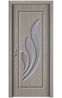 Usa de interior din MDF cu geam, GRI YIMCA Y310G, stanga/dreapta, 203 x 86 cm
