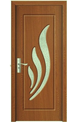 Usa de interior din MDF cu geam, STEJAR DESCHIS YIMCA Y310H, stanga/dreapta, 203 x 86 cm