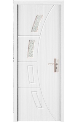 Usa de interior din MDF cu geam, ALB YIMCA Y508A, stanga/dreapta, 203 x 66 cm