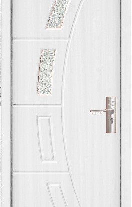 Usa de interior din MDF cu geam, ALB YIMCA Y508A, stanga/dreapta, 203 x 66 cm