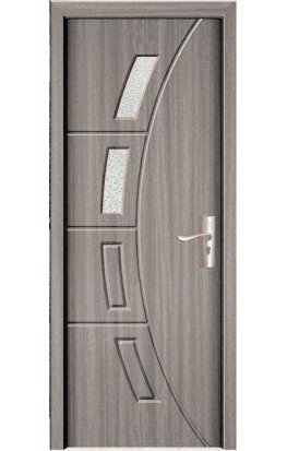 Usa de interior din MDF cu geam, GRI YIMCA Y508G, stanga/dreapta, 203 x 66 cm