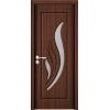 Usa de interior din MDF cu geam, STEJAR INCHIS YIMCA Y310F, stanga/dreapta, 203 x 76 cm