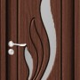 Usa de interior din MDF cu geam, STEJAR INCHIS YIMCA Y310F, stanga/dreapta, 203 x 76 cm