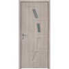 Usa de interior din MDF cu geam, GRI DESCHIS YIMCA Y508GD-66, stanga/dreapta, 203 x 66 cm