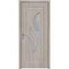 Usa de interior din lemn cu geam, GRI DESCHIS  YIMCA Y310GD-76, stanga/dreapta, 203 x 76 cm