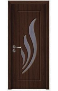 Usa de interior din MDF cu geam, NUC YIMCA Y310T, stanga/dreapta, 203 x 86 cm